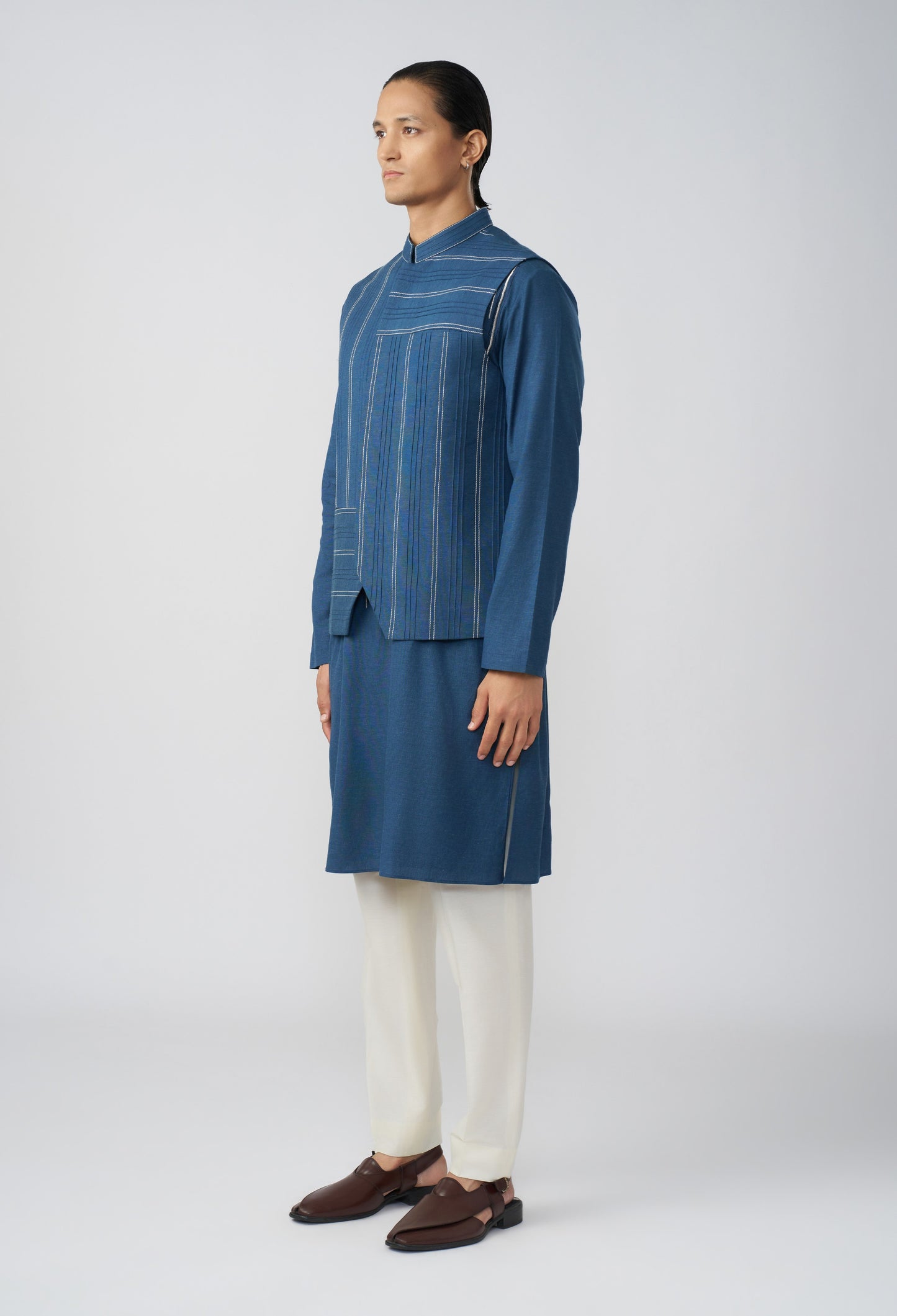 Offset Stitchline Bandi - Royal Blue