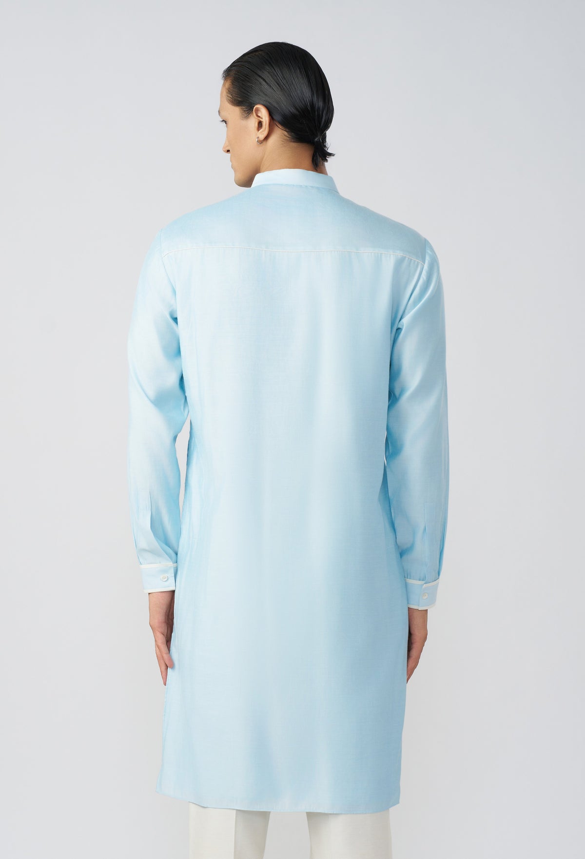 Passage Kurta - Pastel Blue