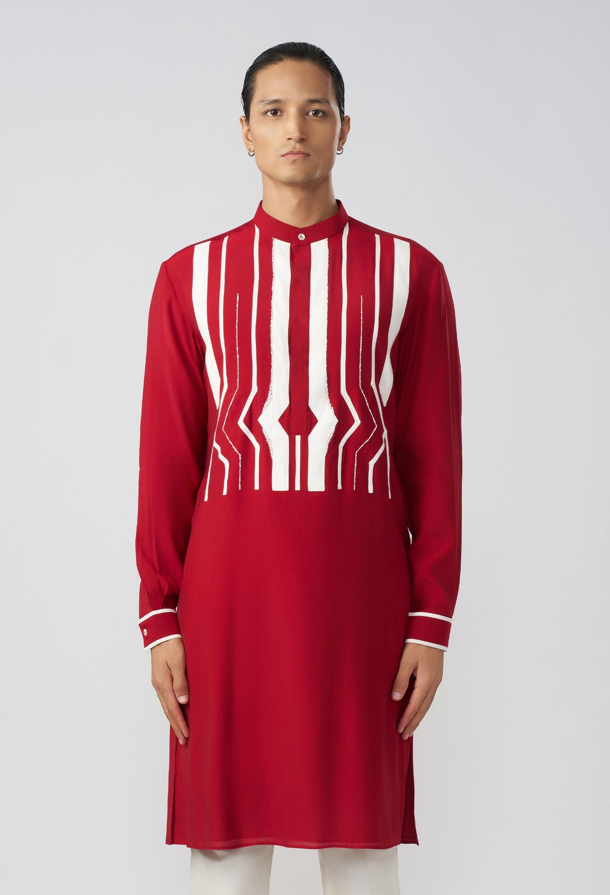 Passage Kurta - Red