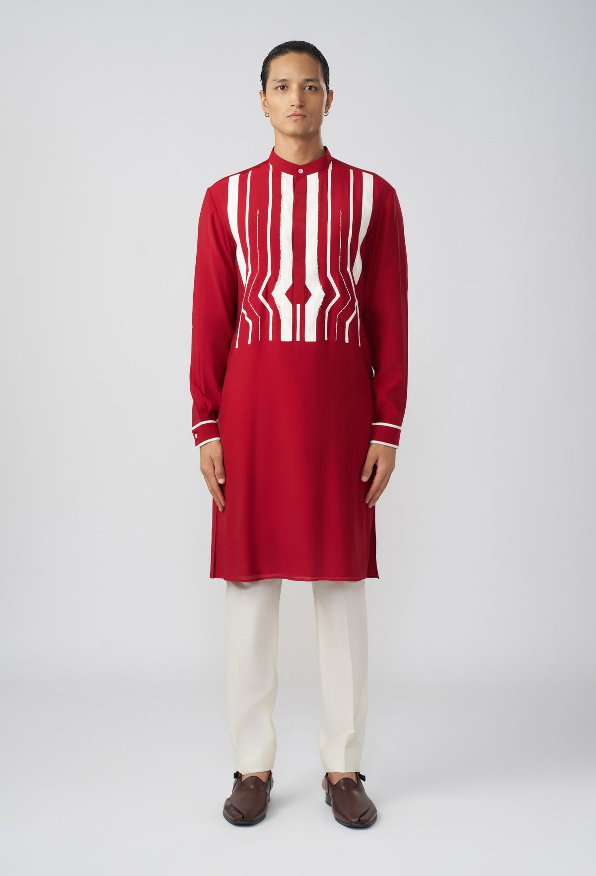 Passage Kurta - Red