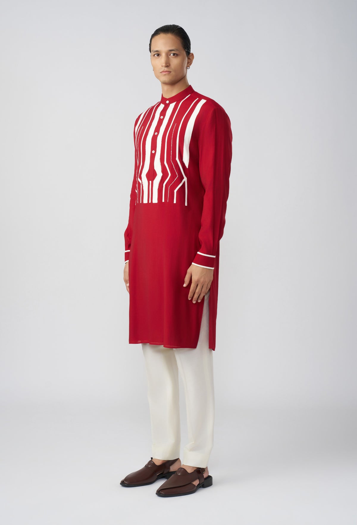 Passage Kurta - Red