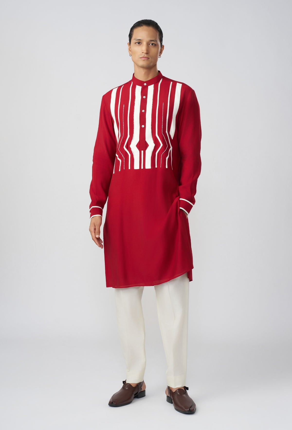 Passage Kurta - Red