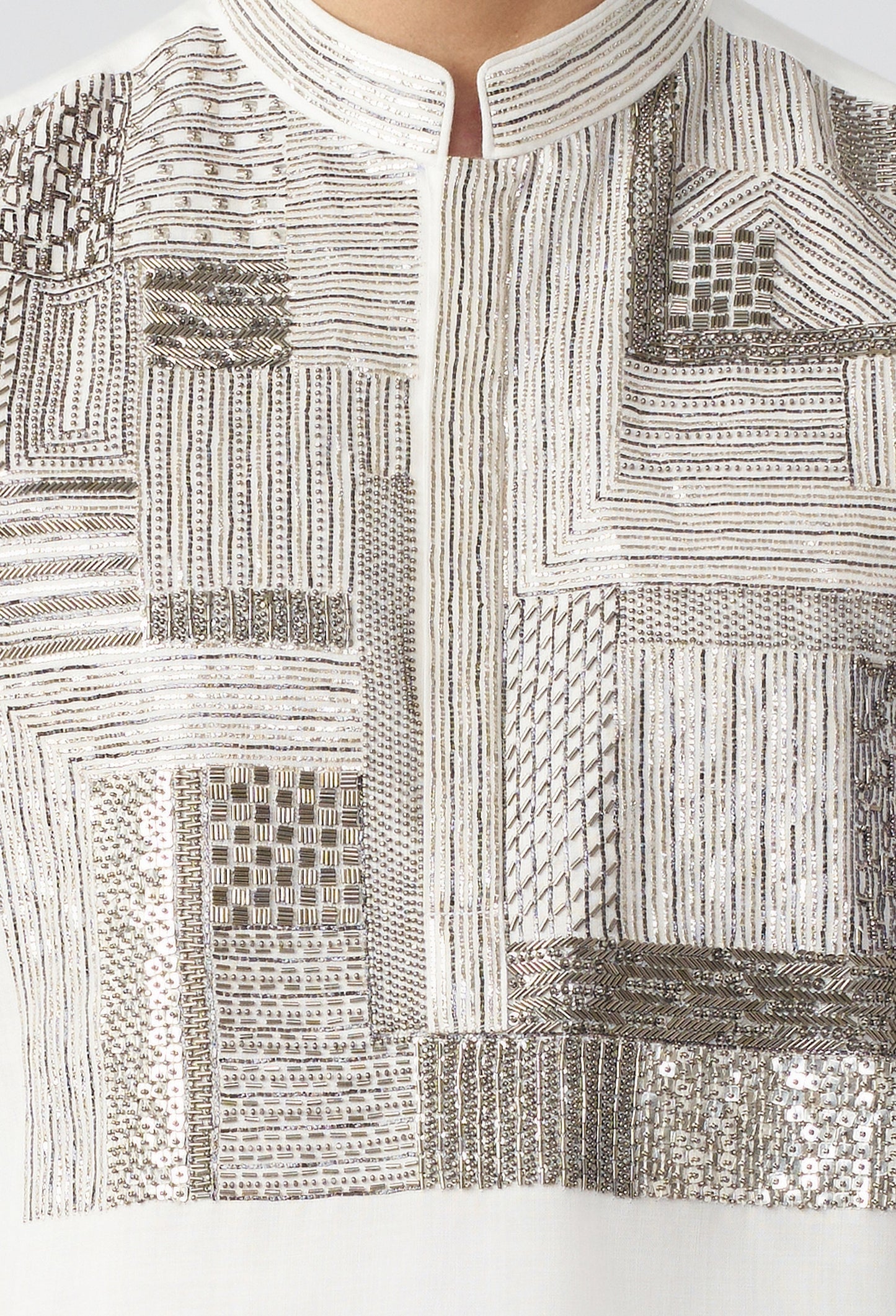 Pitta Mosaic Kurta - Off White