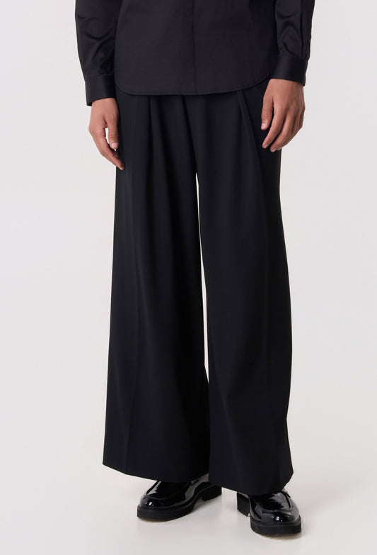 Pivot Pleat Wide Trousers