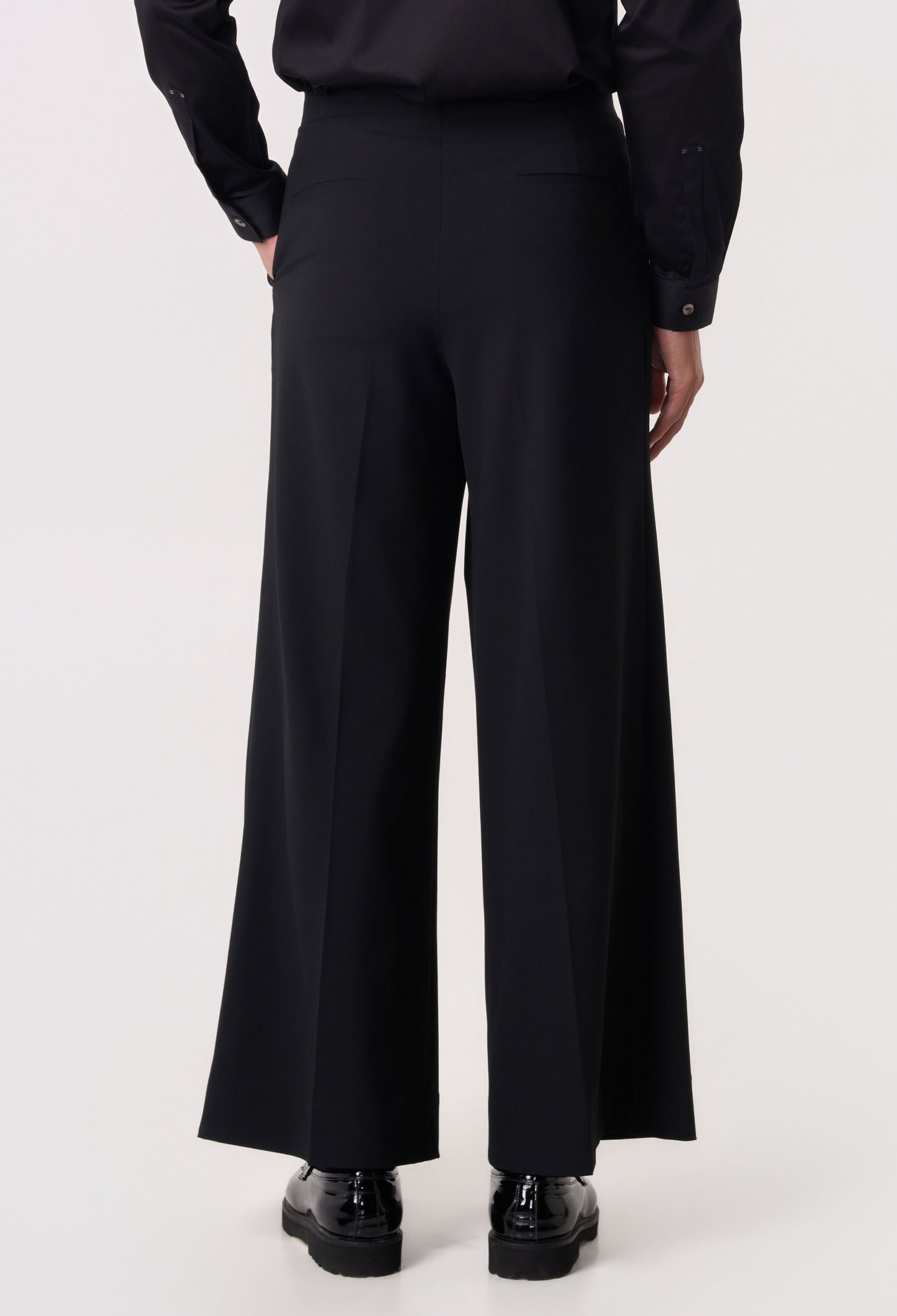 Pivot Pleat Wide Trousers