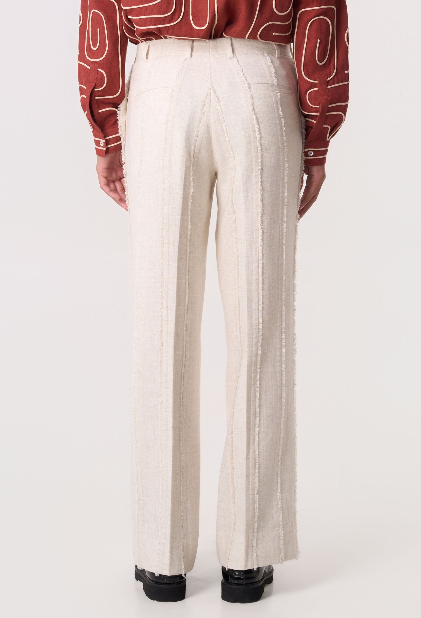 Rift Panel Trousers Off White