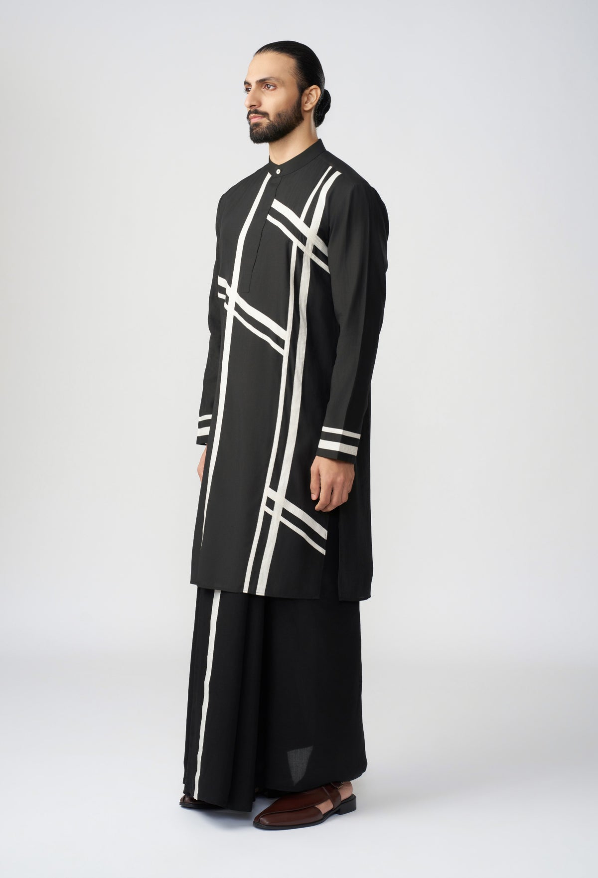 Scaffold Kurta - Black