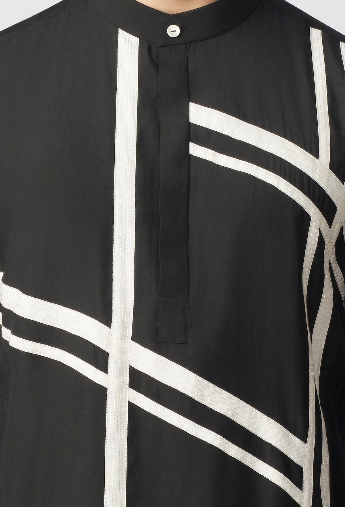 Scaffold Kurta - Black