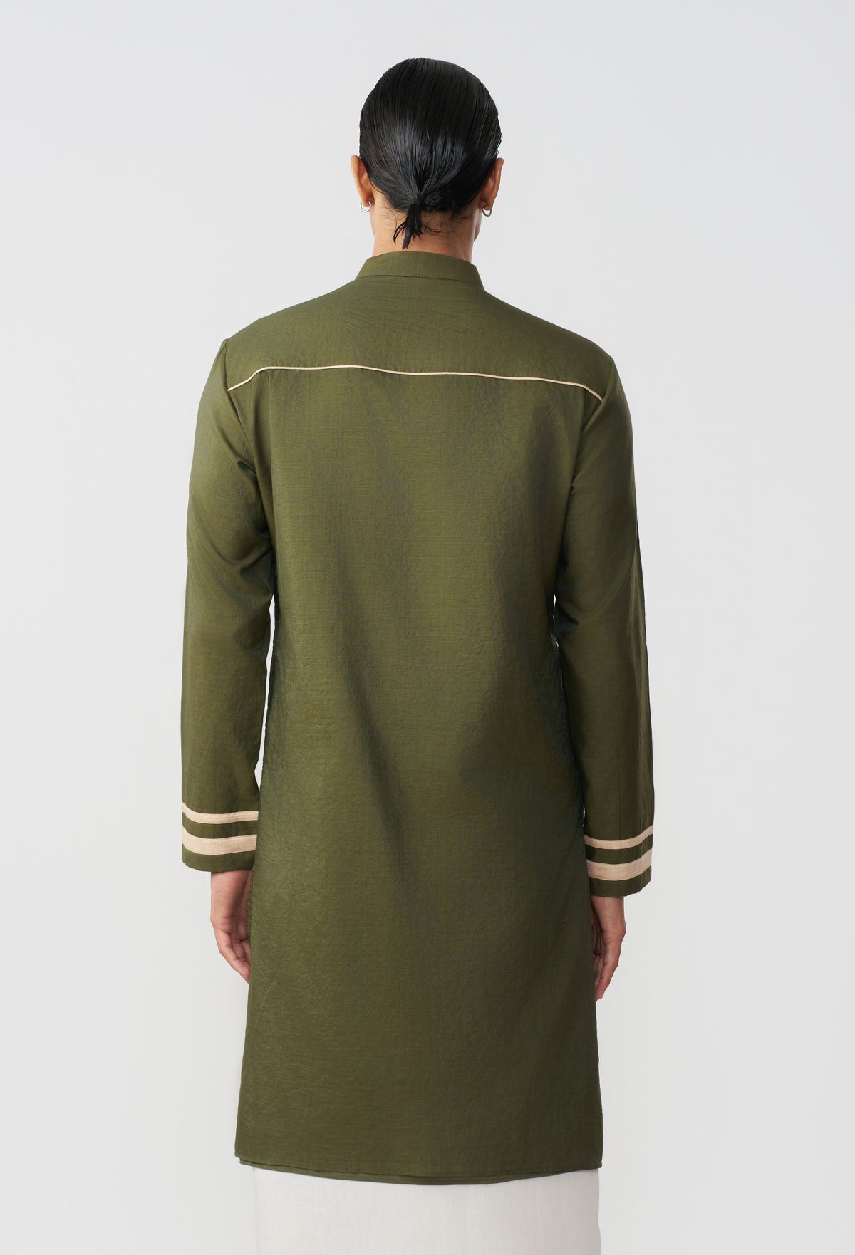 Scaffold Kurta - Olive