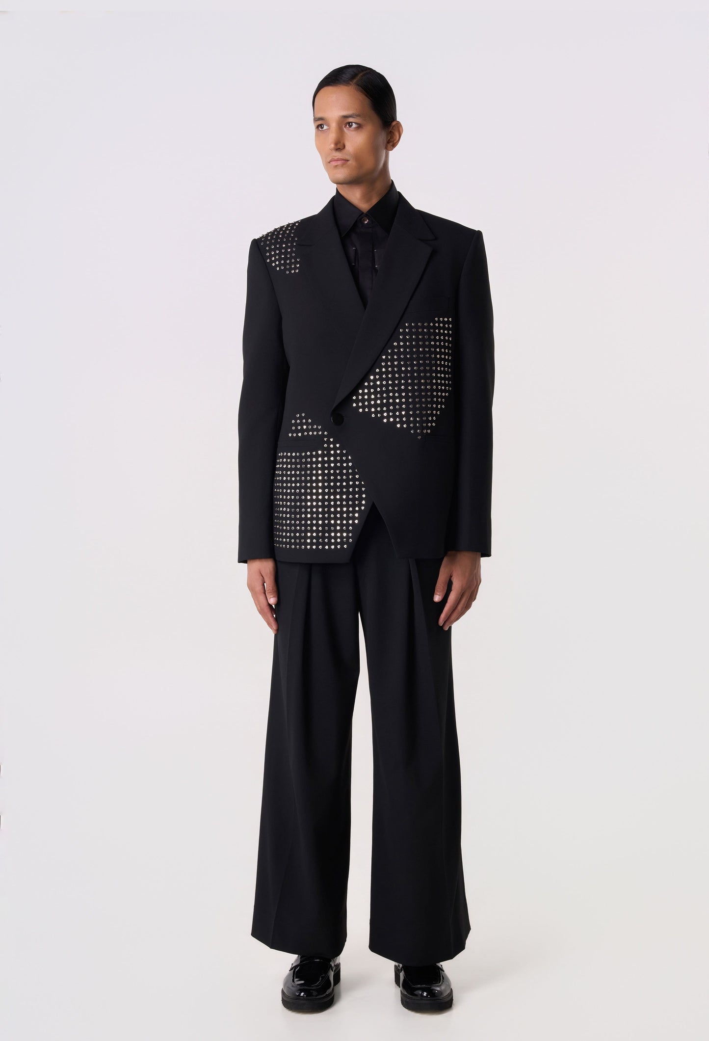 Shield Studded Blazer