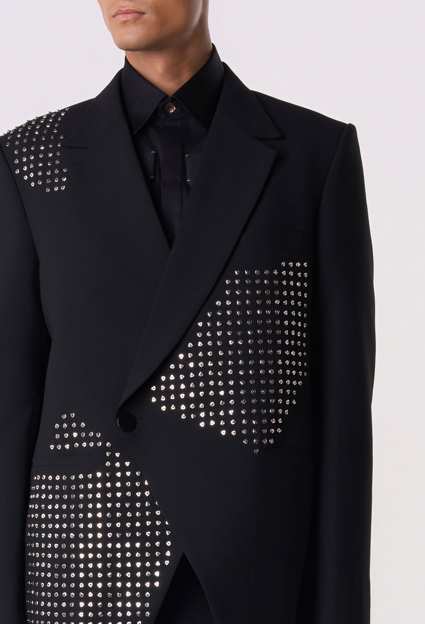 Shield Studded Blazer