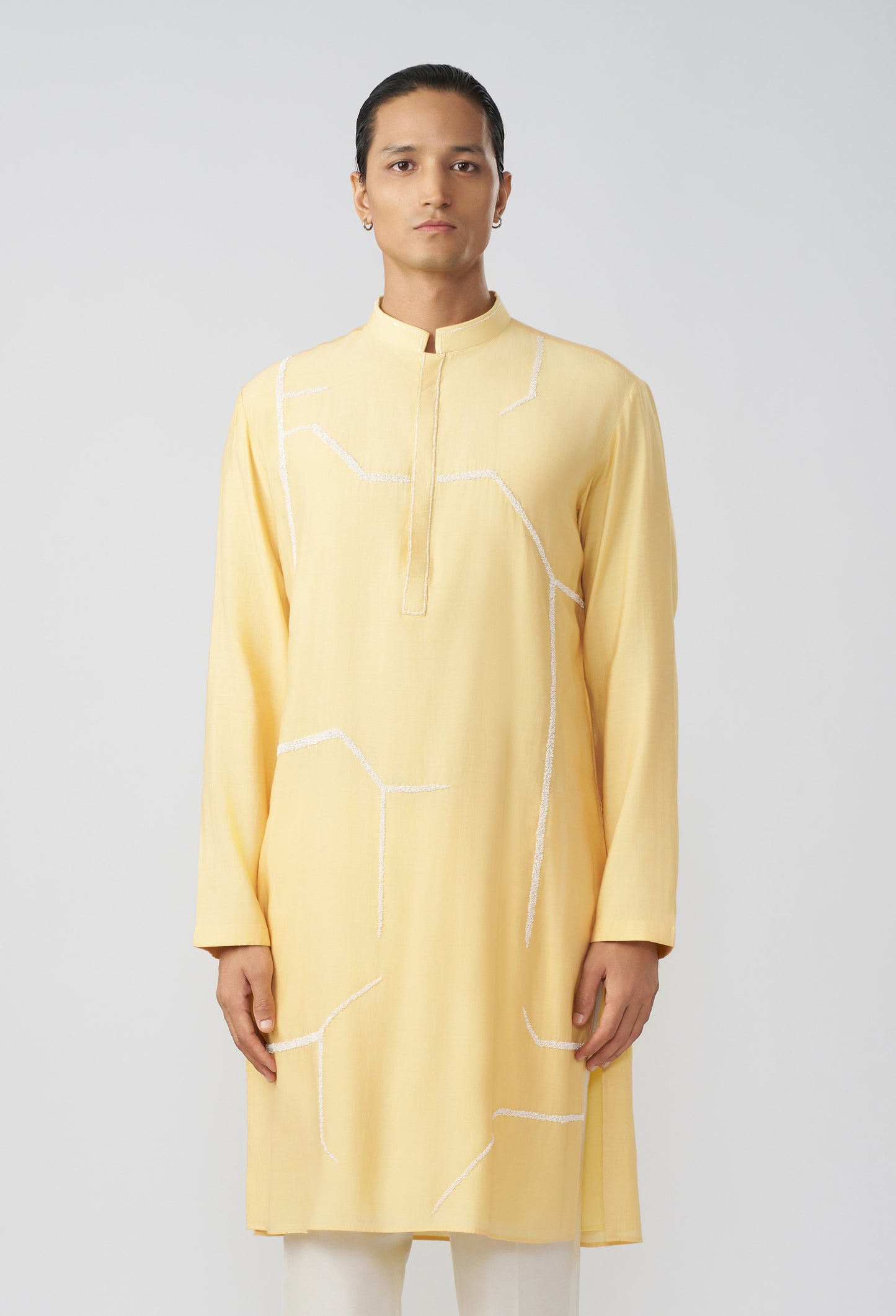 Stilt Kurta - Pastel Yellow