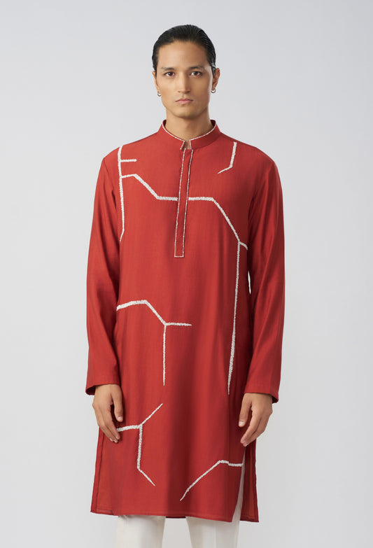 Stilt Kurta - Rust