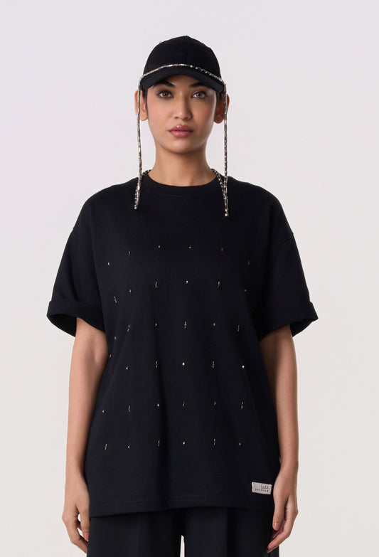 Studpoint T-Shirt Black