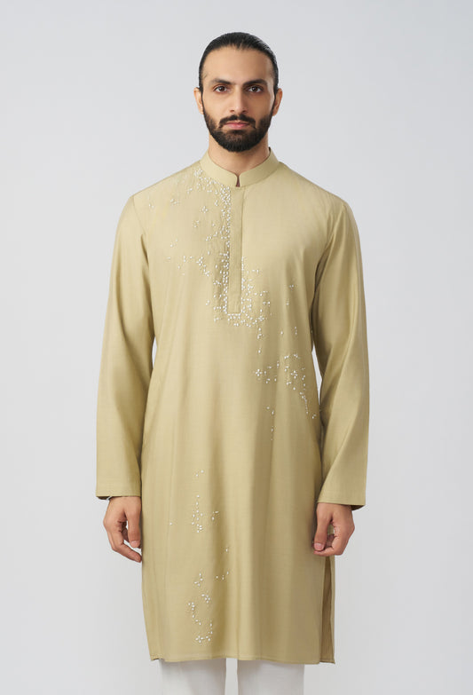 Vestige Kurta - Beige