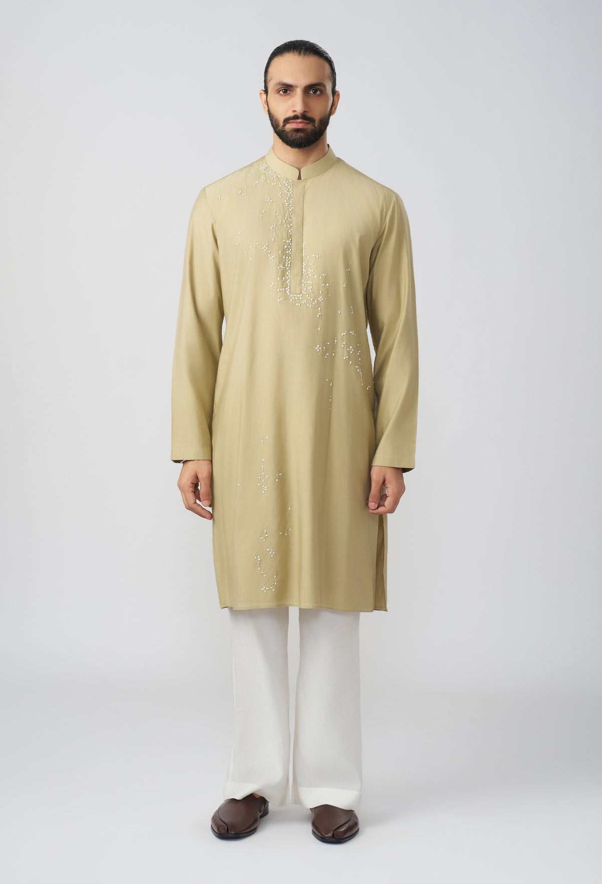 Vestige Kurta - Beige