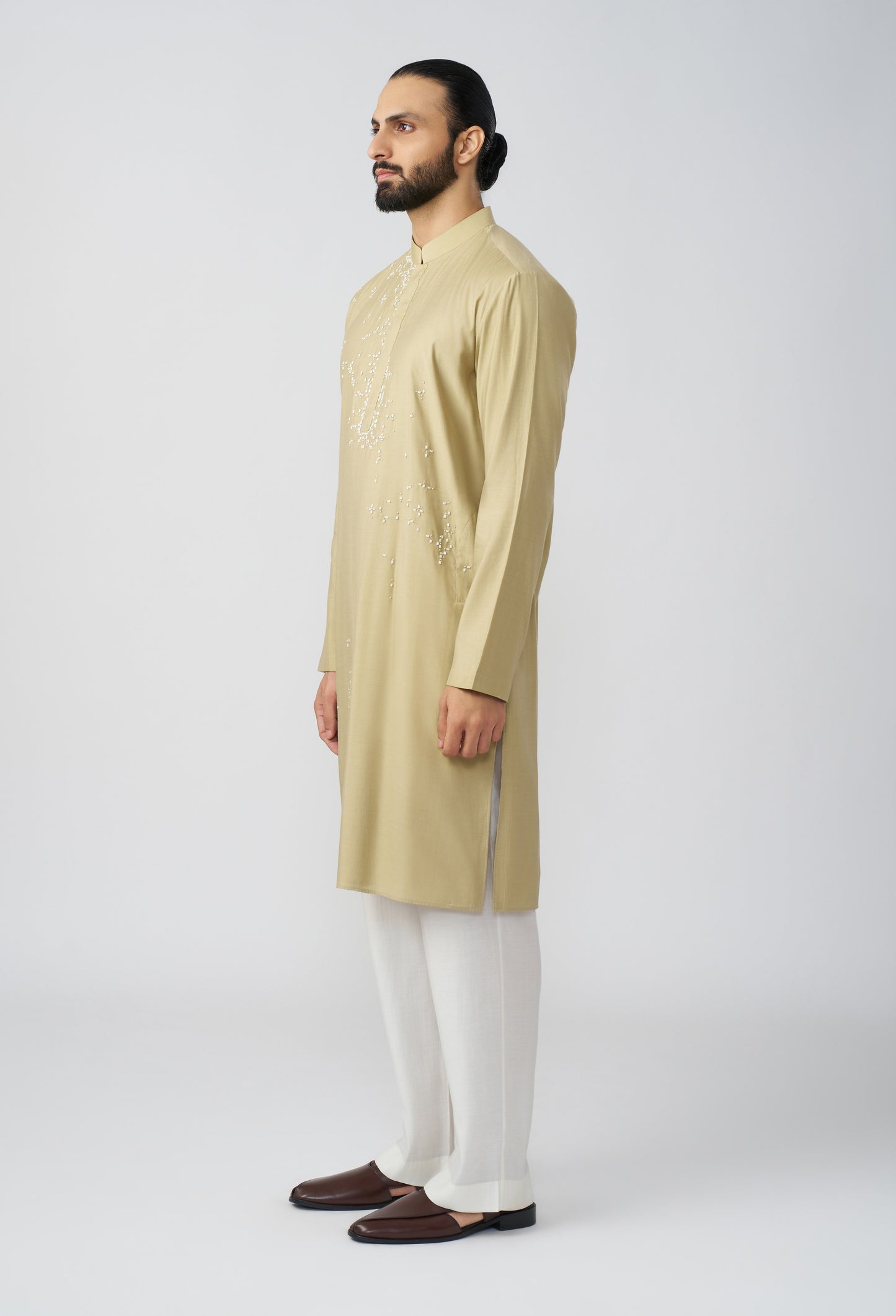 Vestige Kurta - Beige