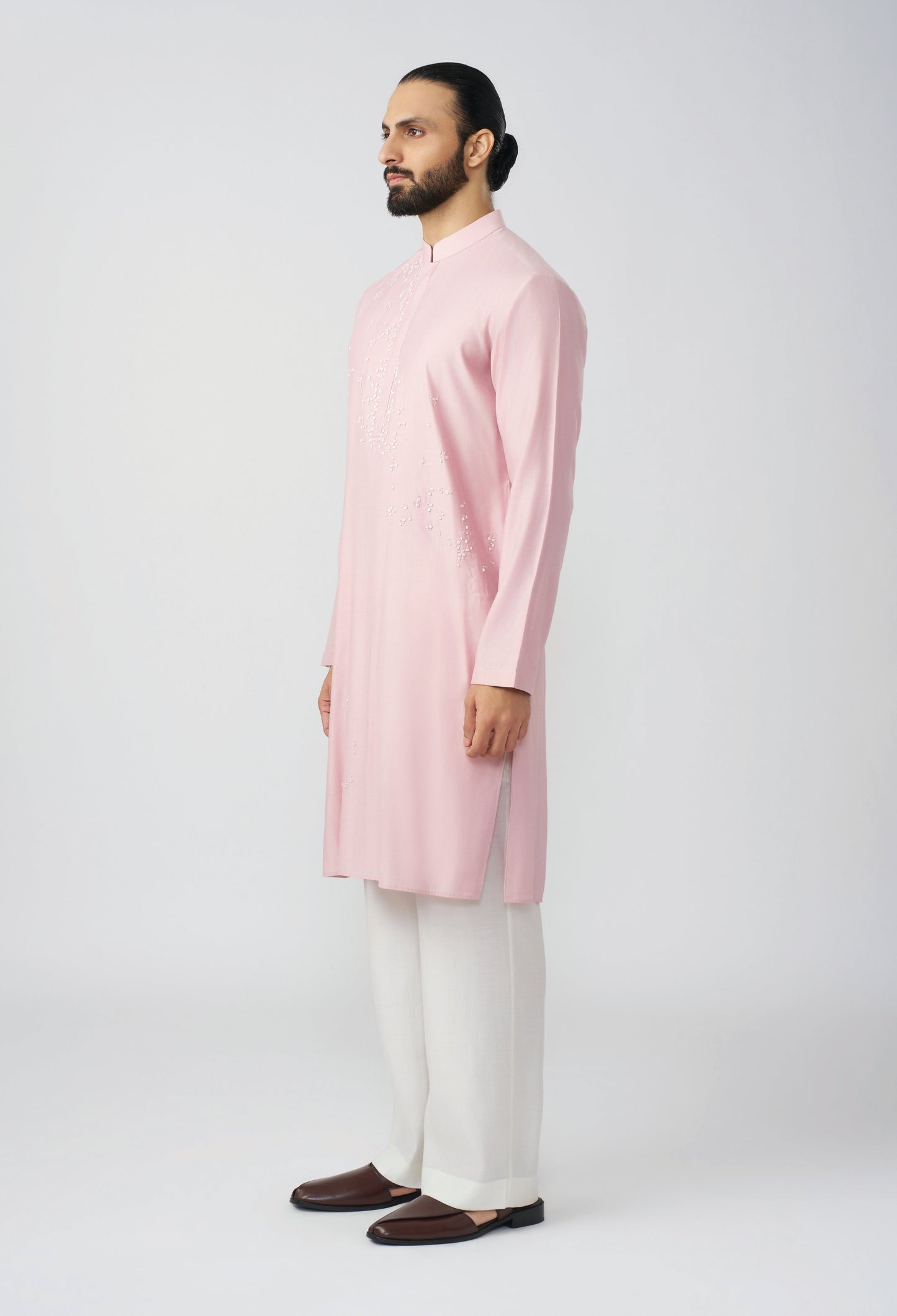 Vestige Kurta - Pastel Pink