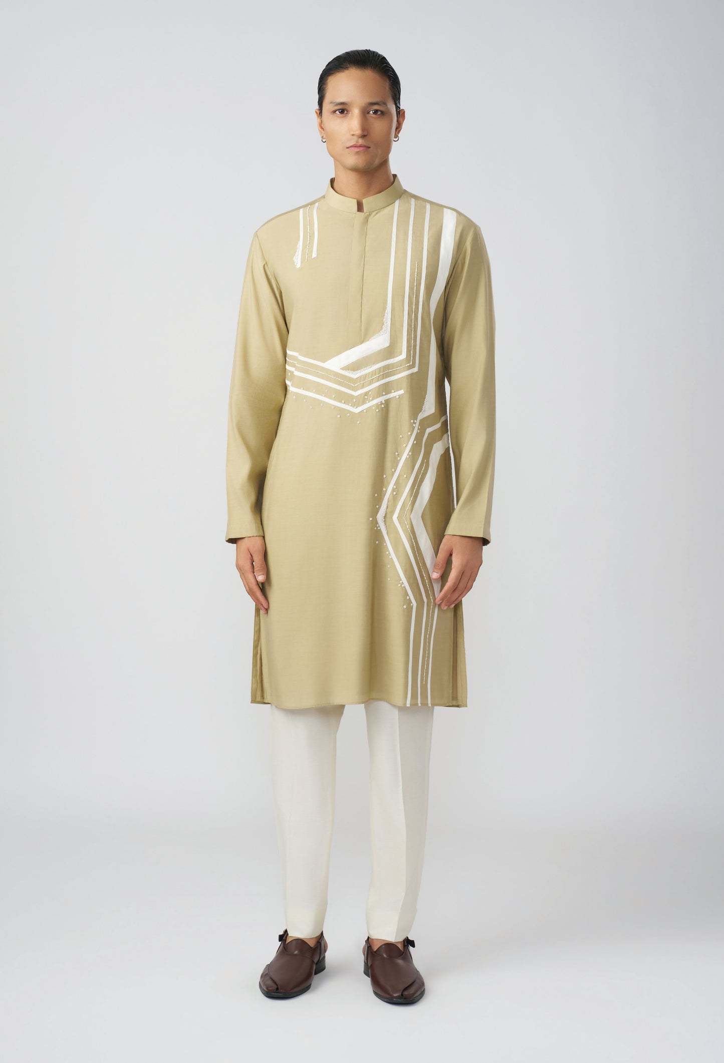 Wayward Kurta - Beige