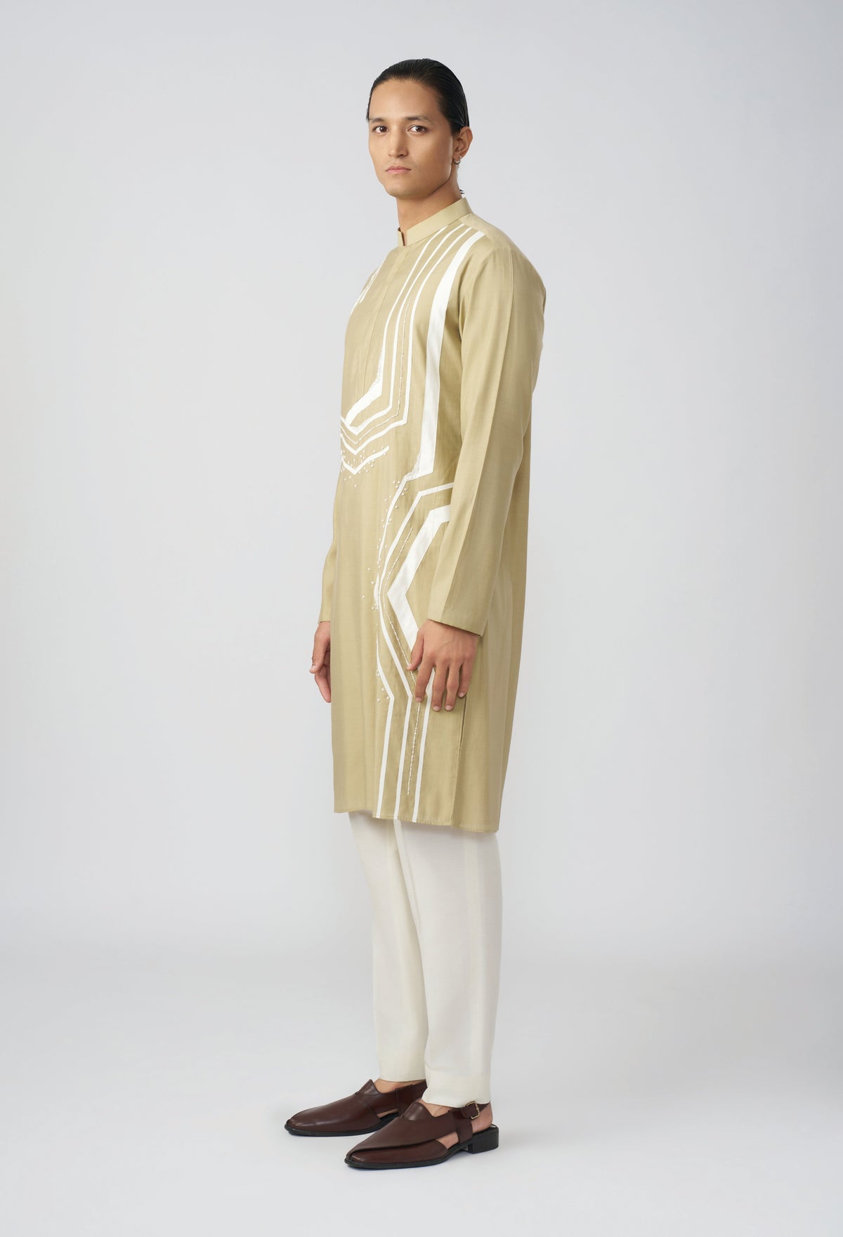 Wayward Kurta - Beige