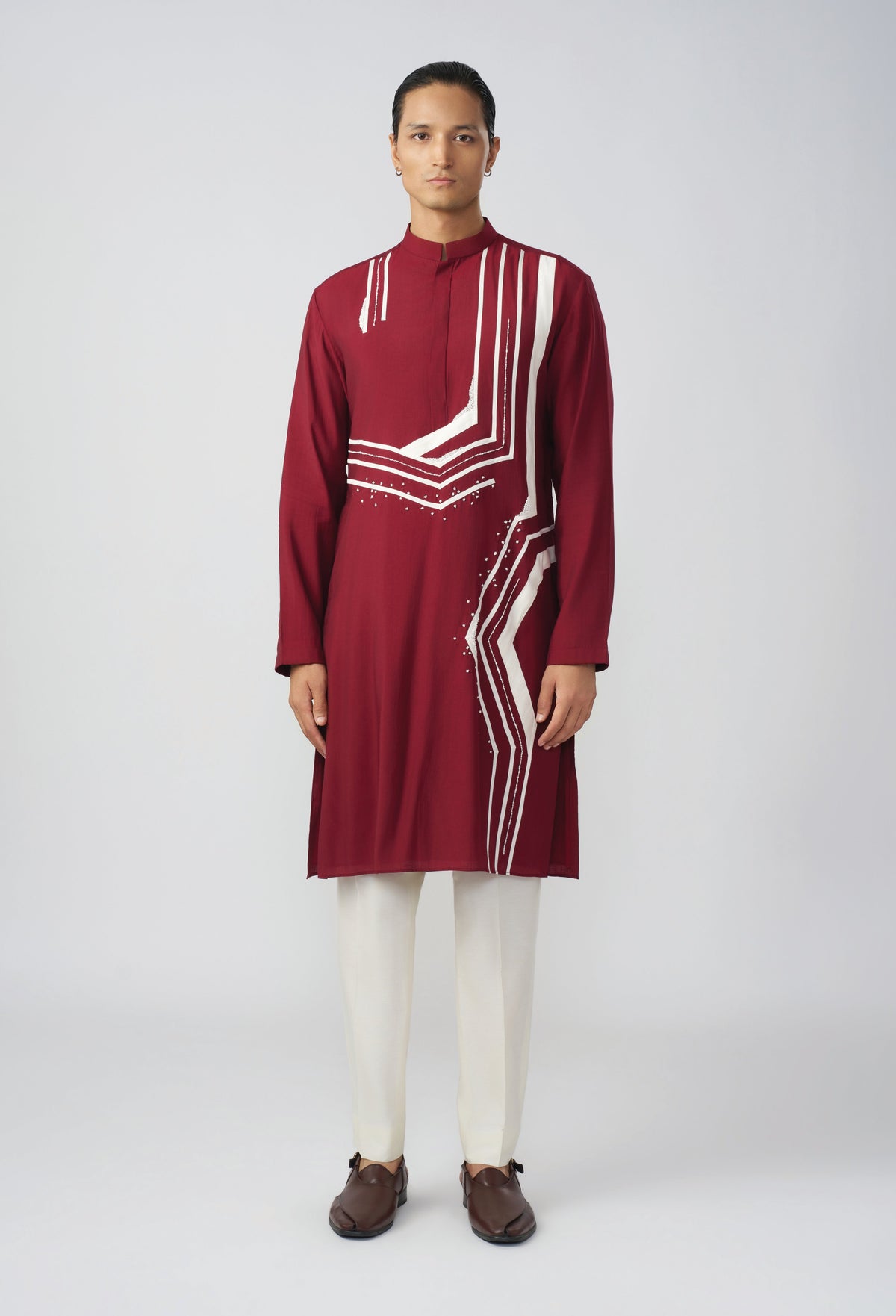 Wayward Kurta - Maroon