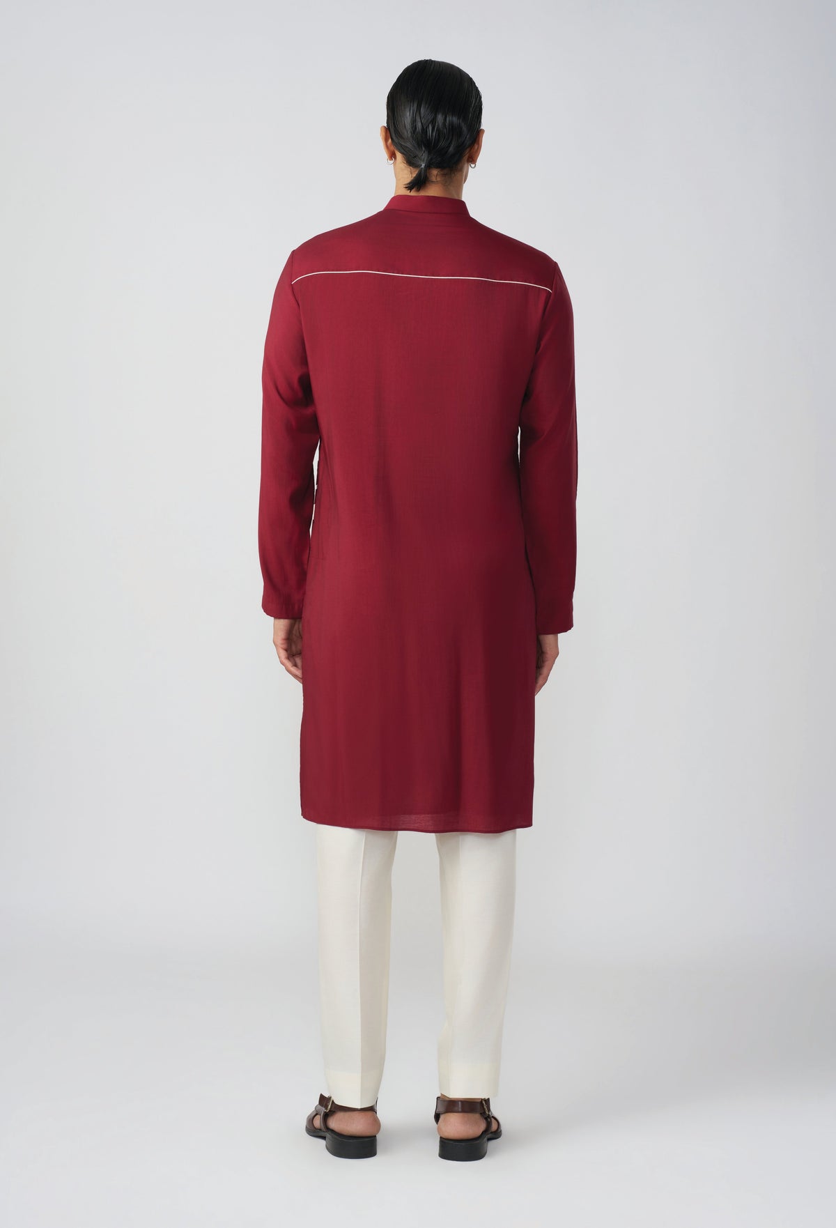 Wayward Kurta - Maroon