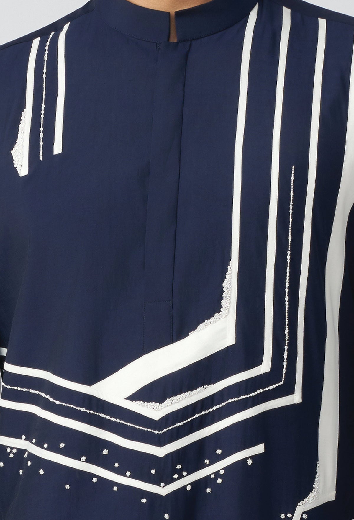 Wayward Kurta - Navy Blue