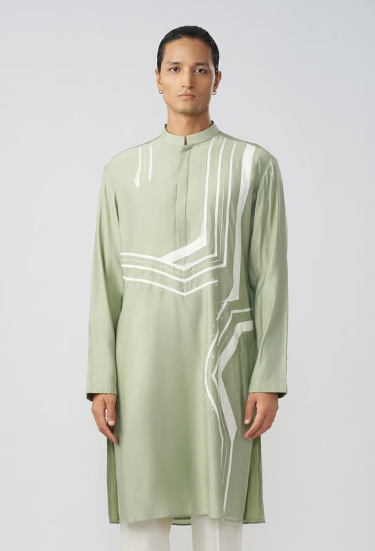 Wayward Kurta - Sea Green